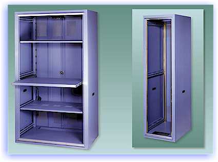 LAN Management System Enclosures Can Be Ordered In A Frame Version (Without Doors)