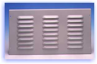 Formed Panels: 1/2 Inch Deep, 19 and 24 Inch Wide LOUVRED